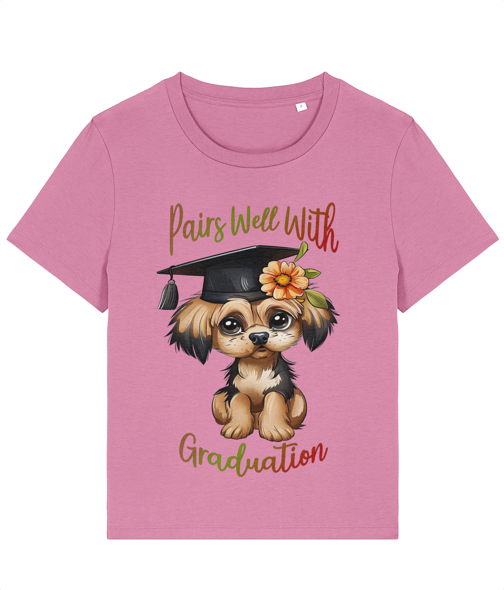 Tricou damă „Pairs Well With Graduation” - imagine 6