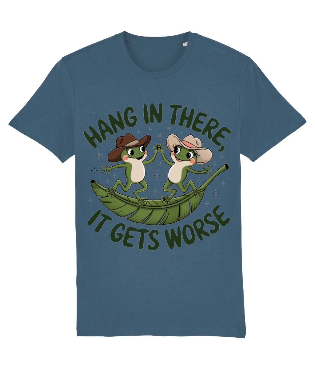 Tricou bărbați „Hang in there, it gets worse” - imagine 3