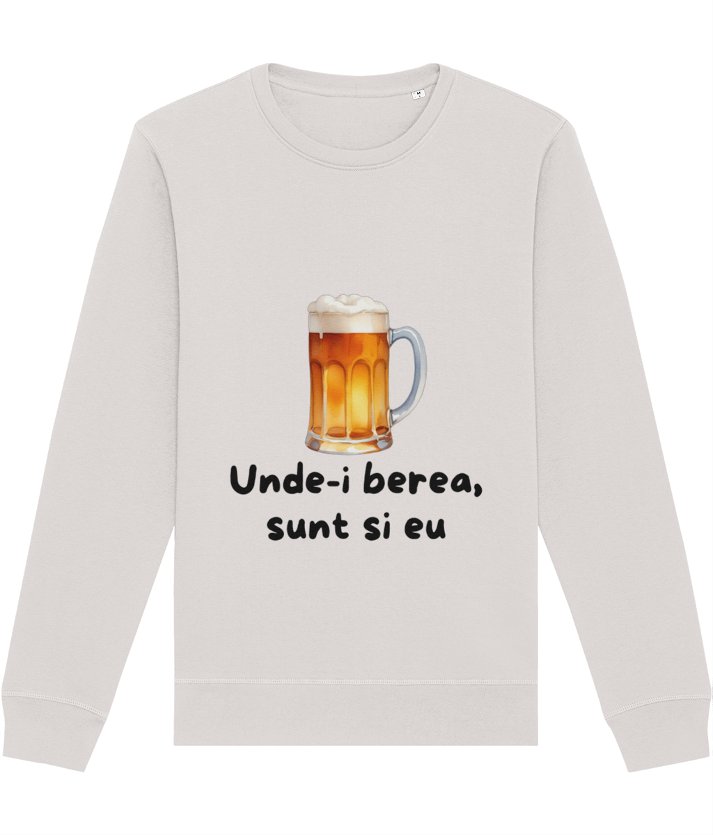 Bluză unisex „Unde-i berea sunt și eu” - imagine 2