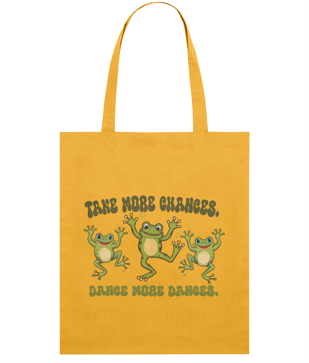 Sacoșă din bumbac „Dance more dances. Take more chances” - imagine 3