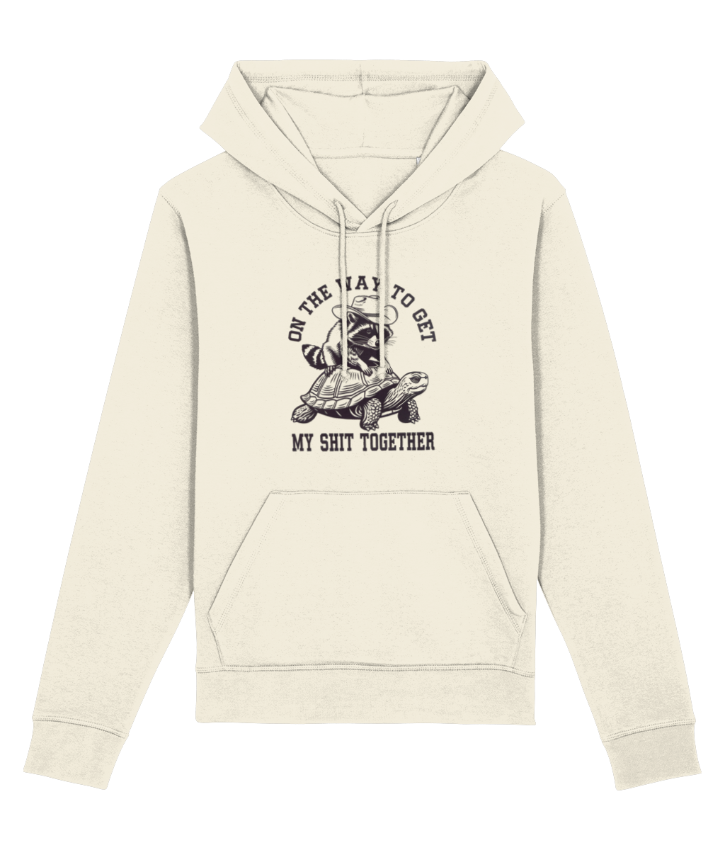 Hanorac unisex „On the way to get my shit together” - imagine 4