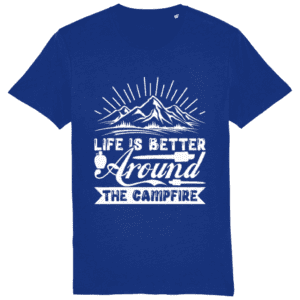 Tricou bărbați „Life is better around the campfire”