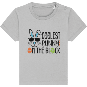 Tricou bebeluși „Coolest bunny in the block”