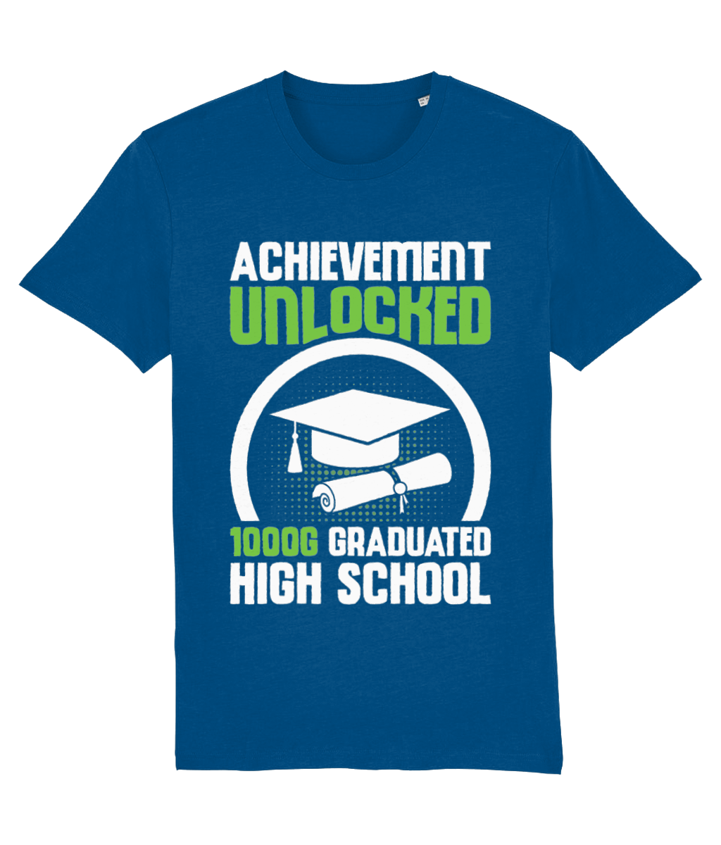 Tricou „Achievement unlocked graduated high school” - imagine 2