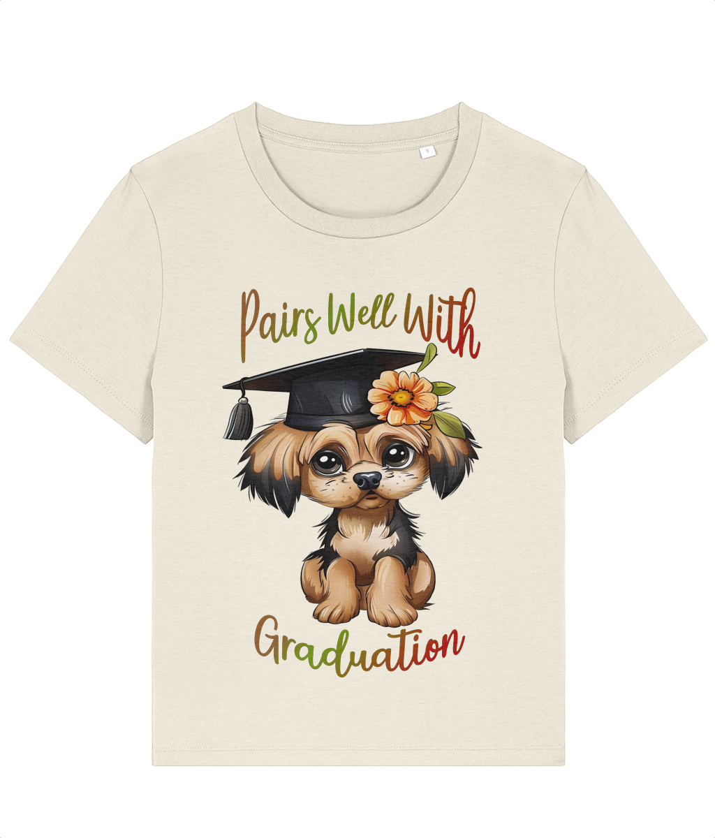 Tricou damă „Pairs Well With Graduation” - imagine 4