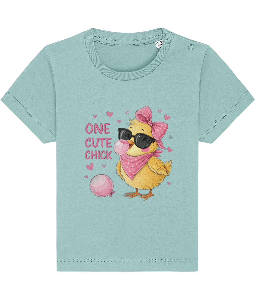 Tricou bebeluși „One cute chick” - imagine 7