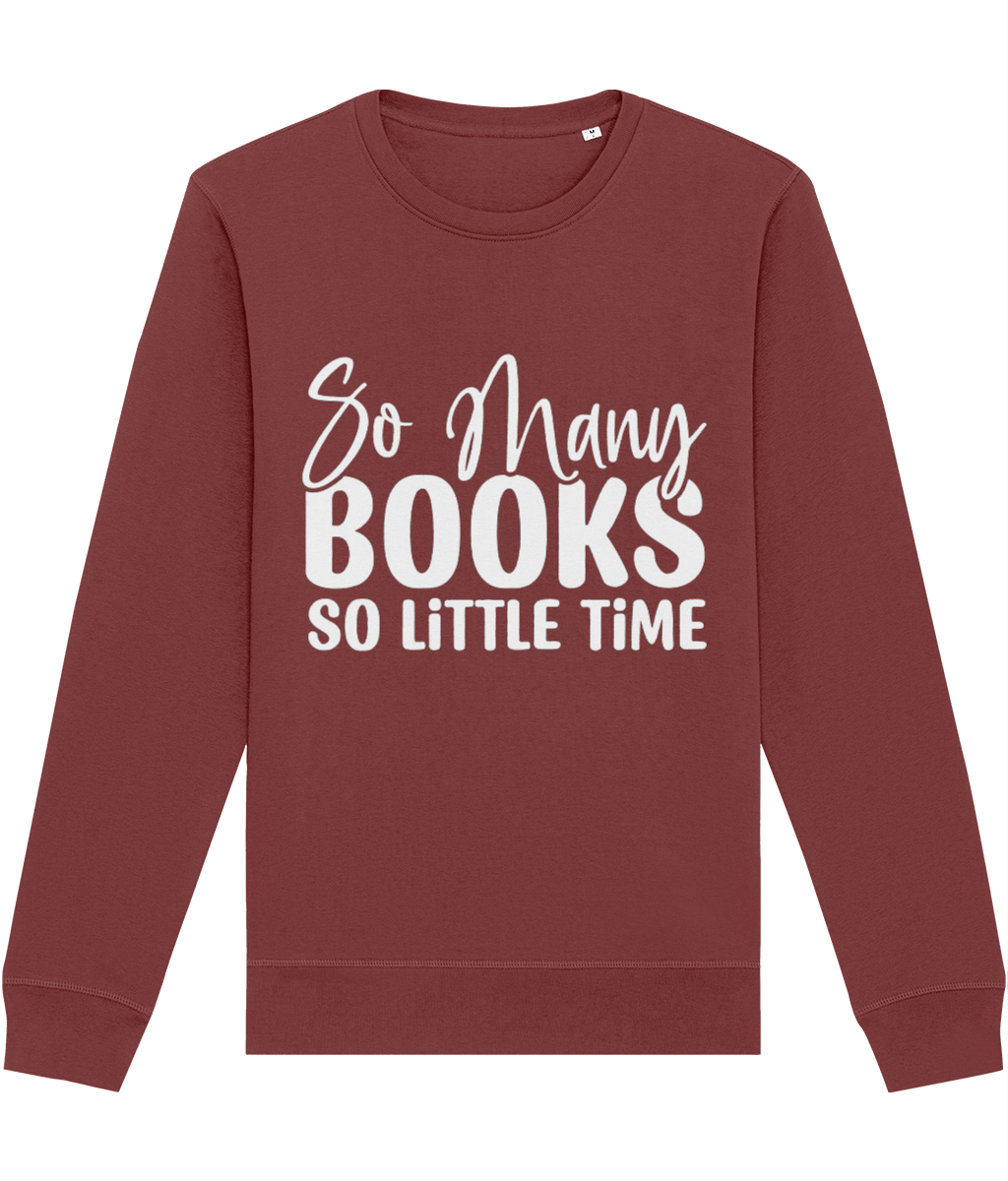 Bluză unisex „So many books, so little time” - imagine 5