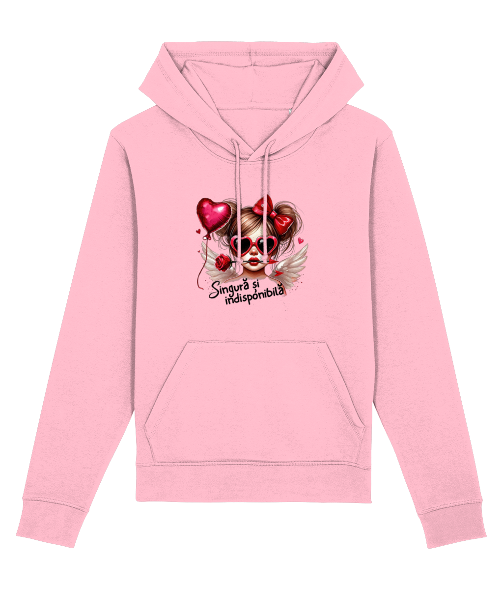 Hanorac damă „Singură și Indisponibilă” - imagine 6