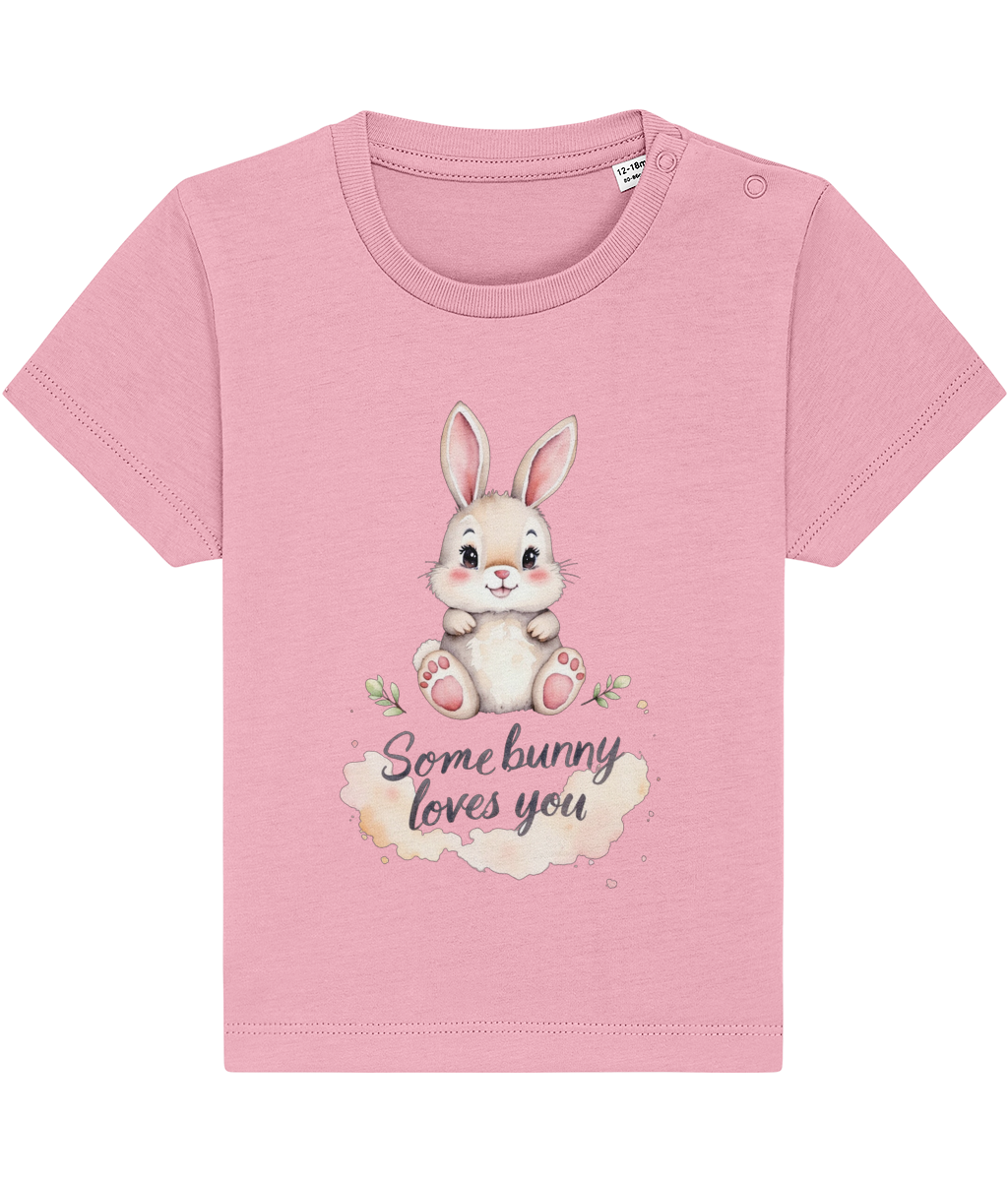 Tricou bebeluși „Somebunny loves you” - imagine 6
