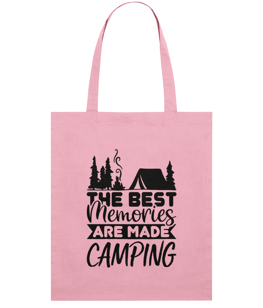 Sacoșă din bumbac „Best memories are made camping” - imagine 5