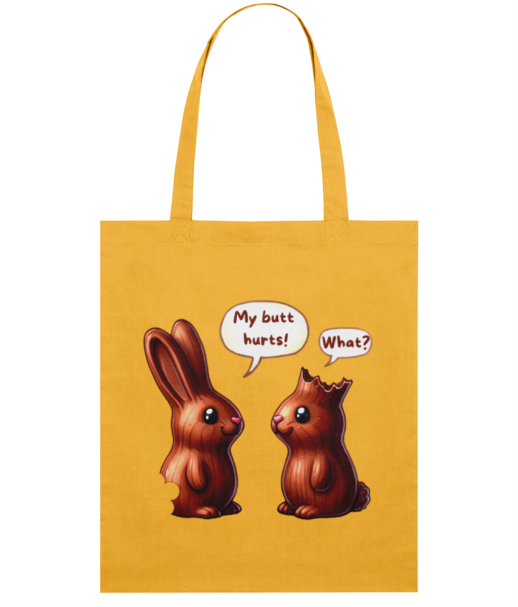 Sacoșă din bumbac „My butt hurts!” - imagine 3