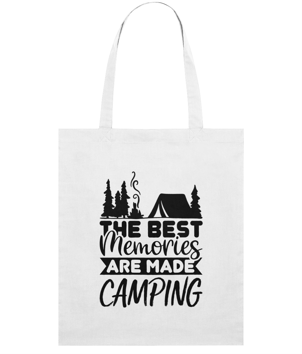 Sacoșă din bumbac „Best memories are made camping” - imagine 2