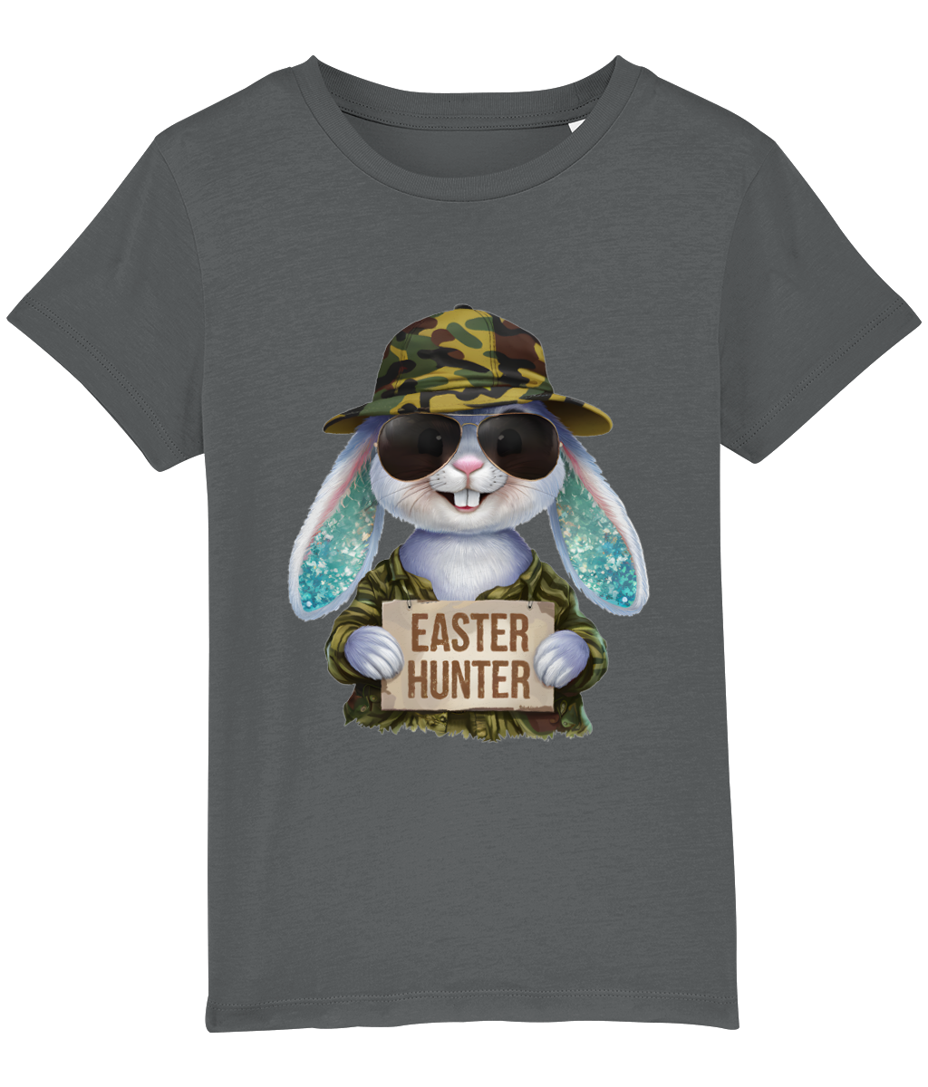 Tricou copii Easter Hunter cadou personalizat amuzant de Paste