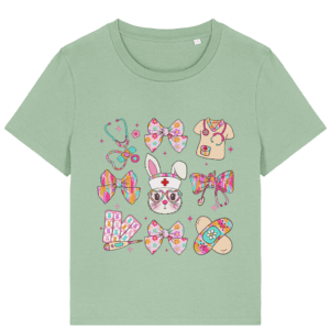 Tricou damă Paște pentru doctorițe și asistente