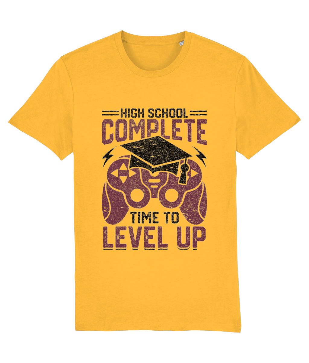 Tricou „High school complete. Time to level up” - imagine 4