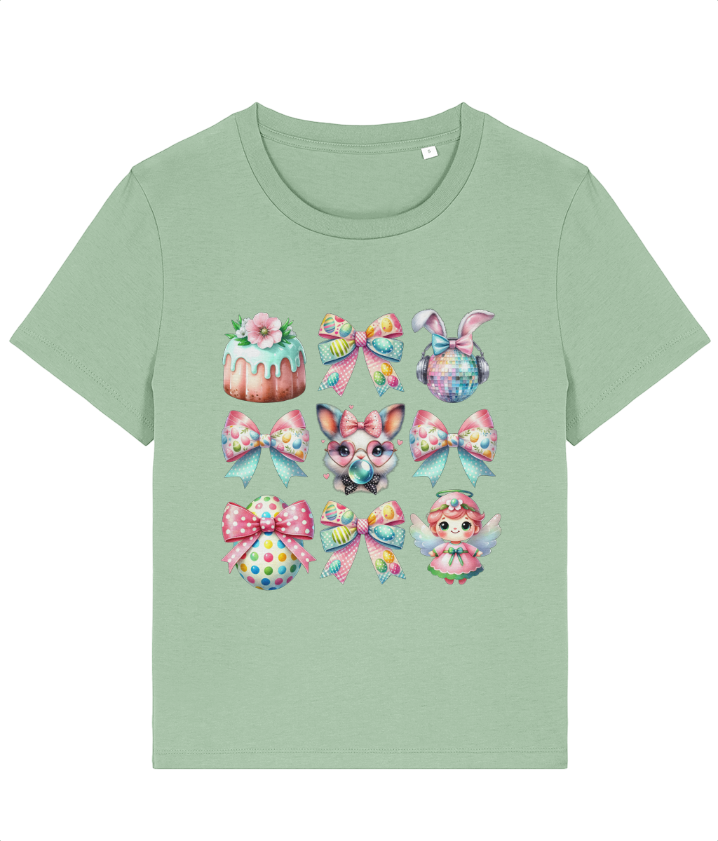 Tricou damă de Paște „Zâmbet colorat” - imagine 2