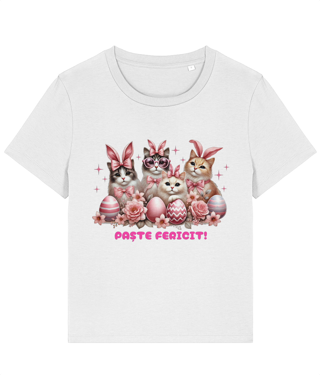 Tricou damă „Paște fericit de la pisici” - imagine 3
