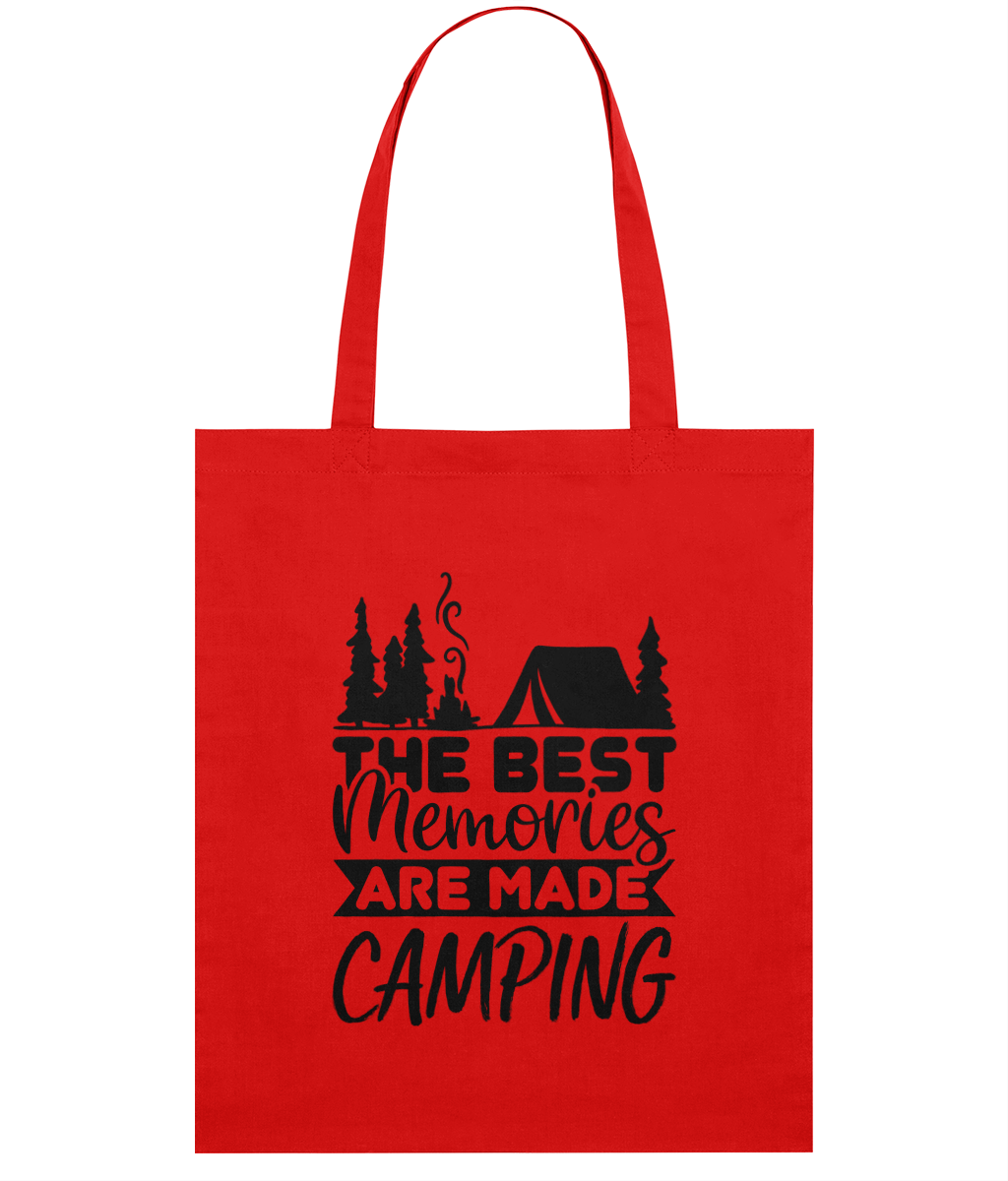 Sacoșă din bumbac „Best memories are made camping” - imagine 4