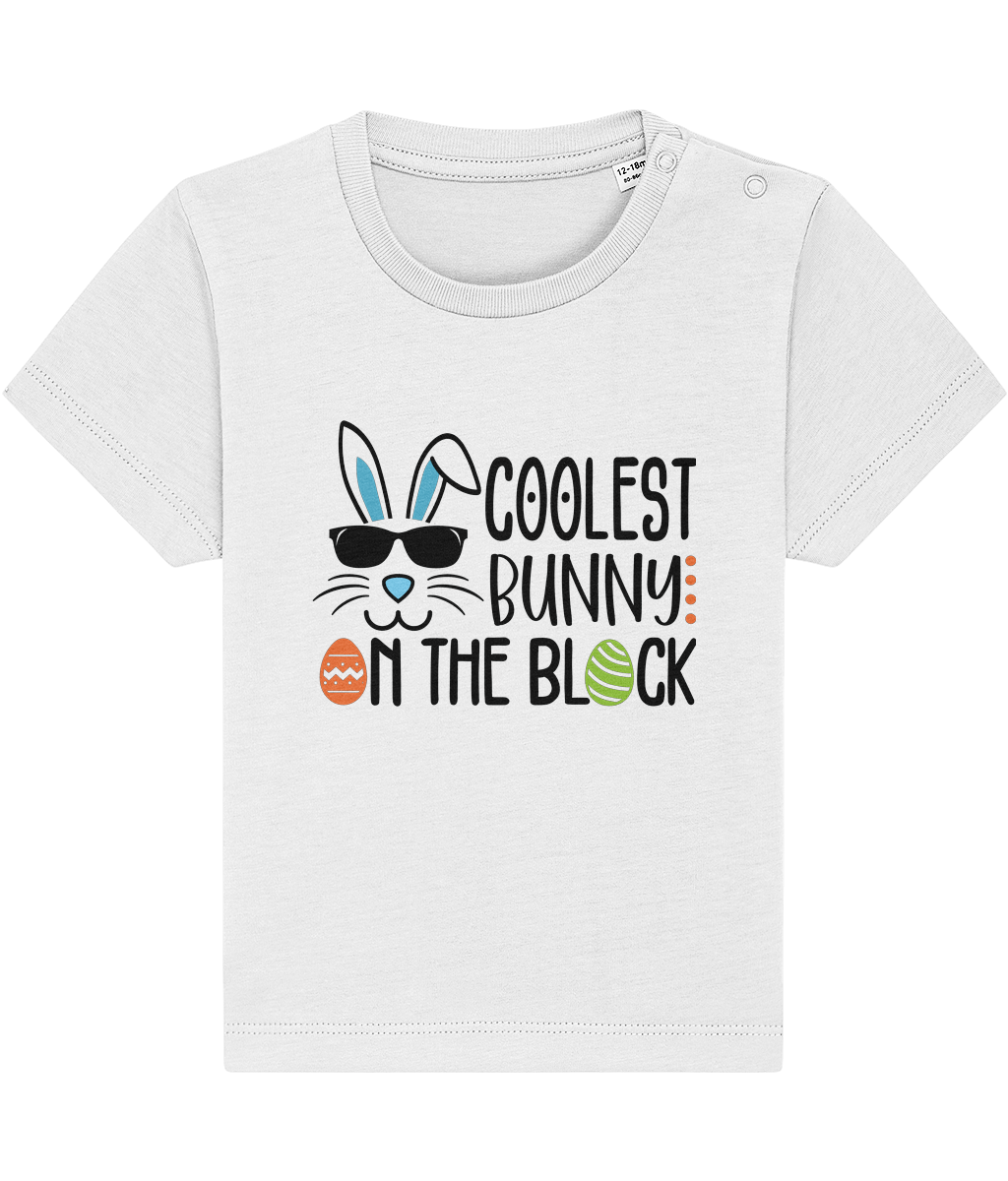 Tricou bebeluși „Coolest bunny in the block” - imagine 2