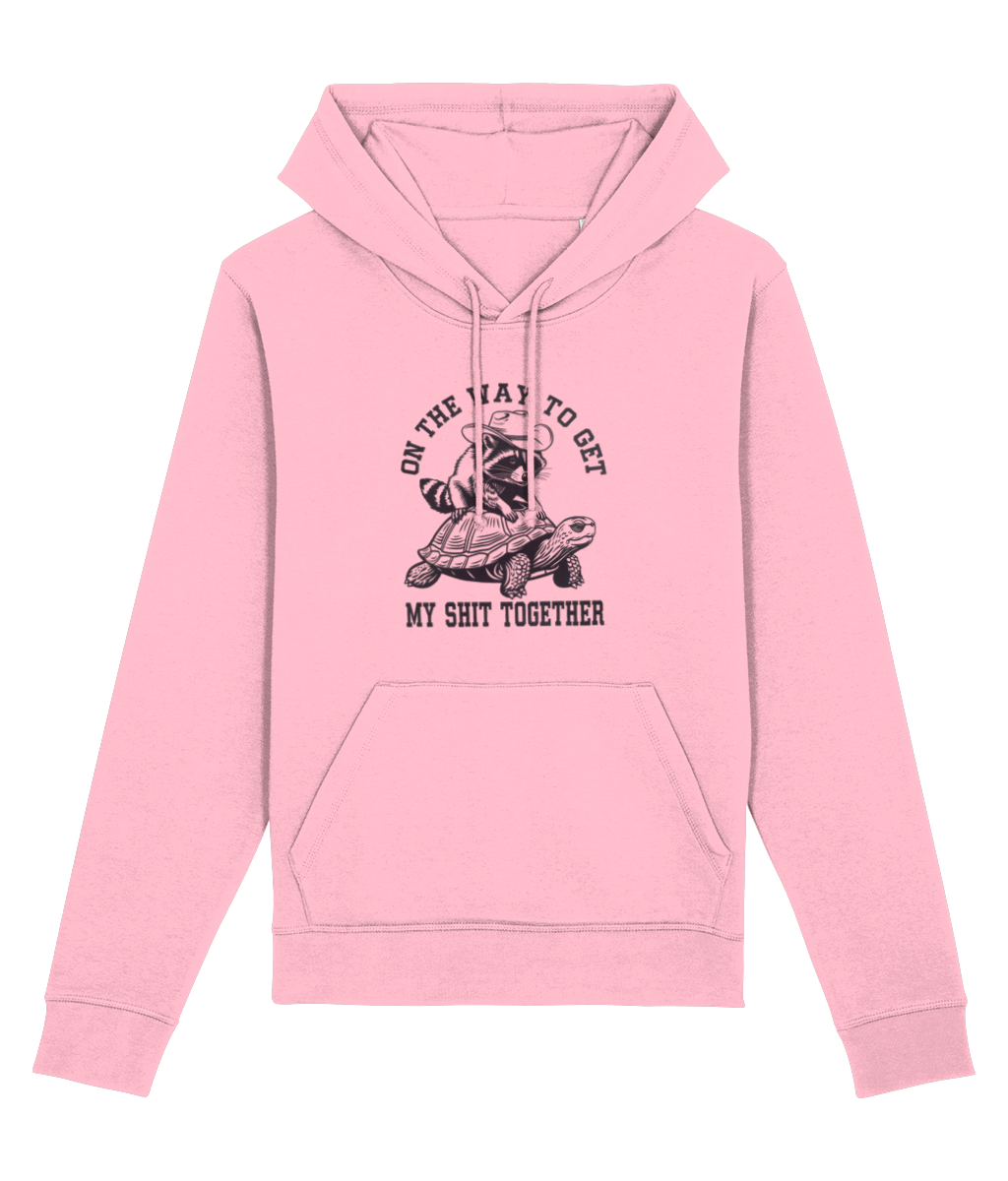 Hanorac unisex „On the way to get my shit together” - imagine 6