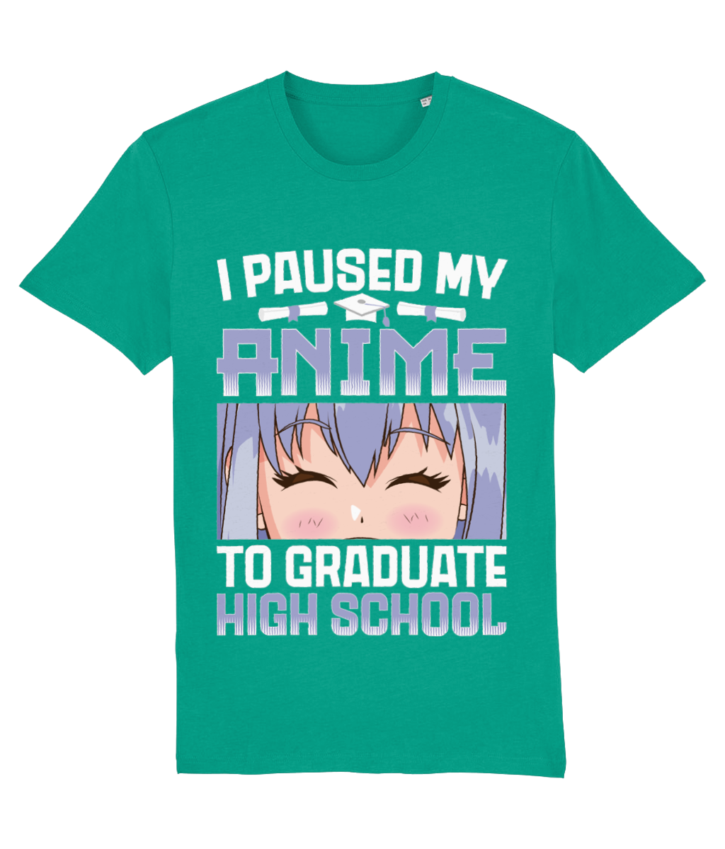 Tricou „I paused my anime to graduate high school” - imagine 5