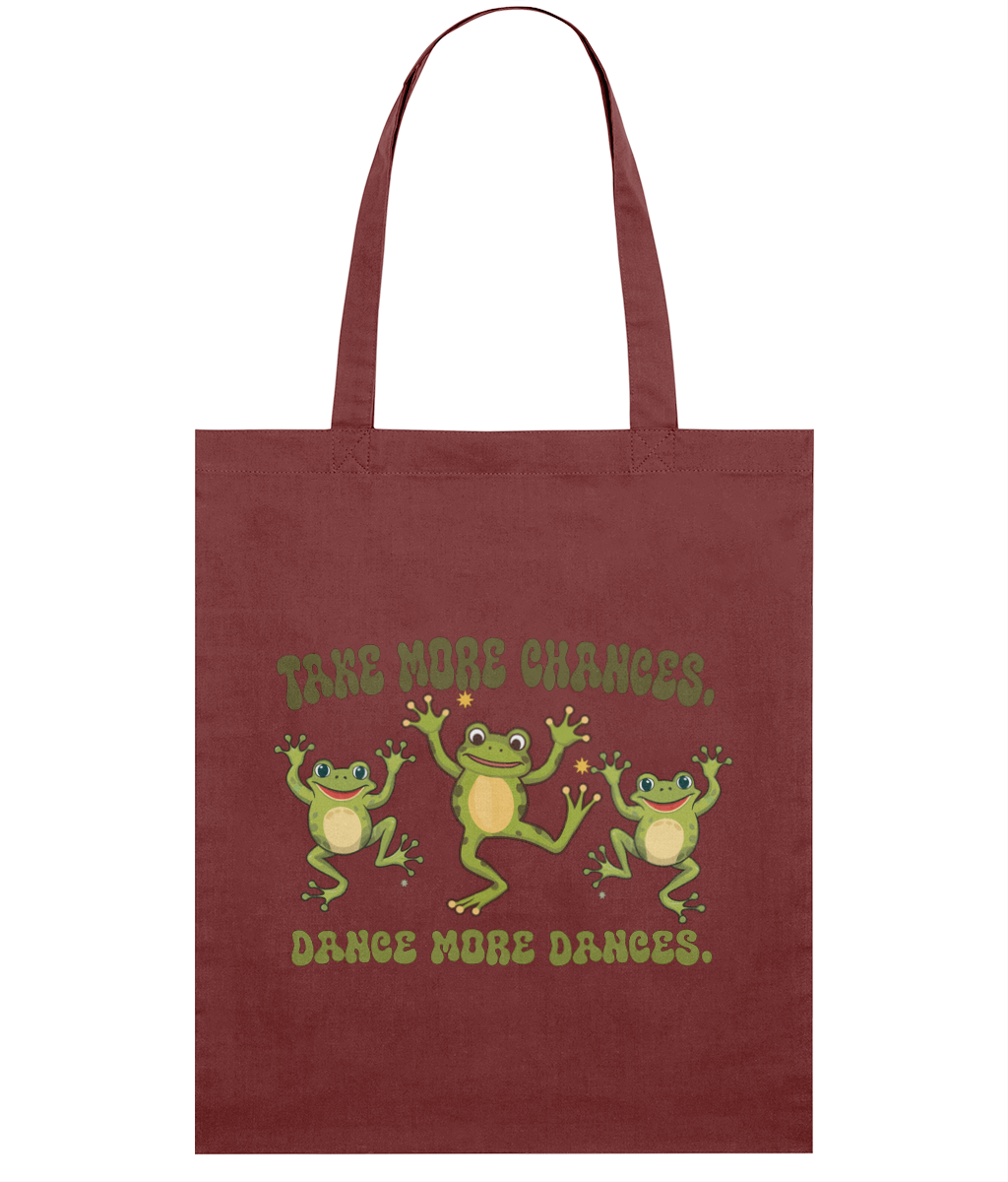 Sacoșă din bumbac „Dance more dances. Take more chances” - imagine 8