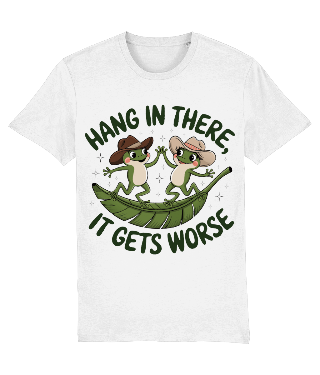 Tricou bărbați „Hang in there, it gets worse” - imagine 2