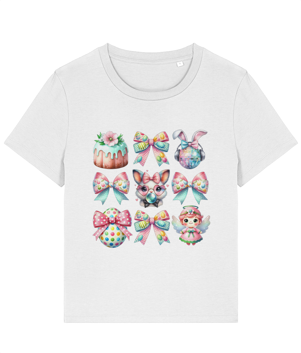 Tricou damă de Paște „Zâmbet colorat” - imagine 3