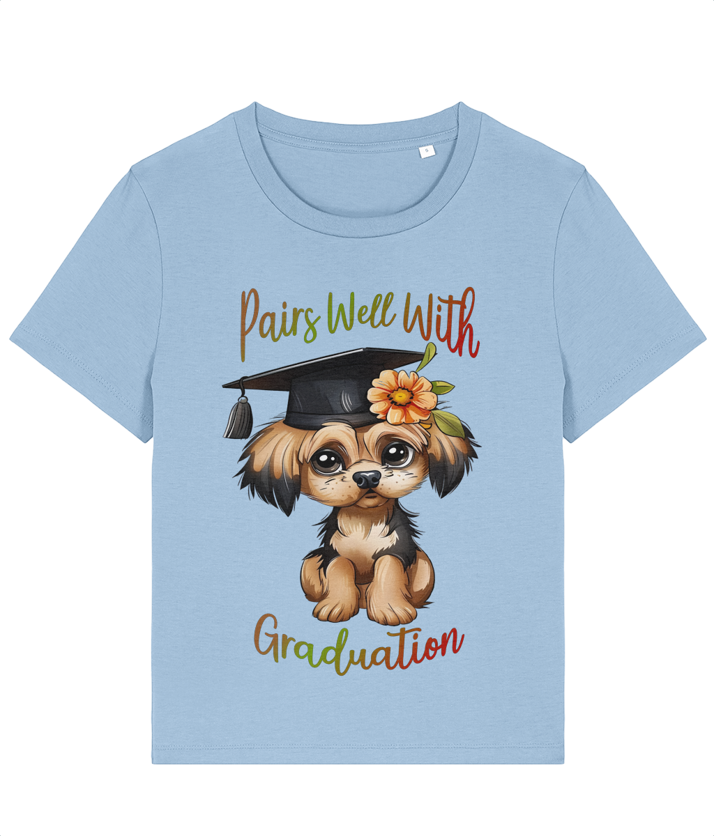 Tricou damă „Pairs Well With Graduation” - imagine 7