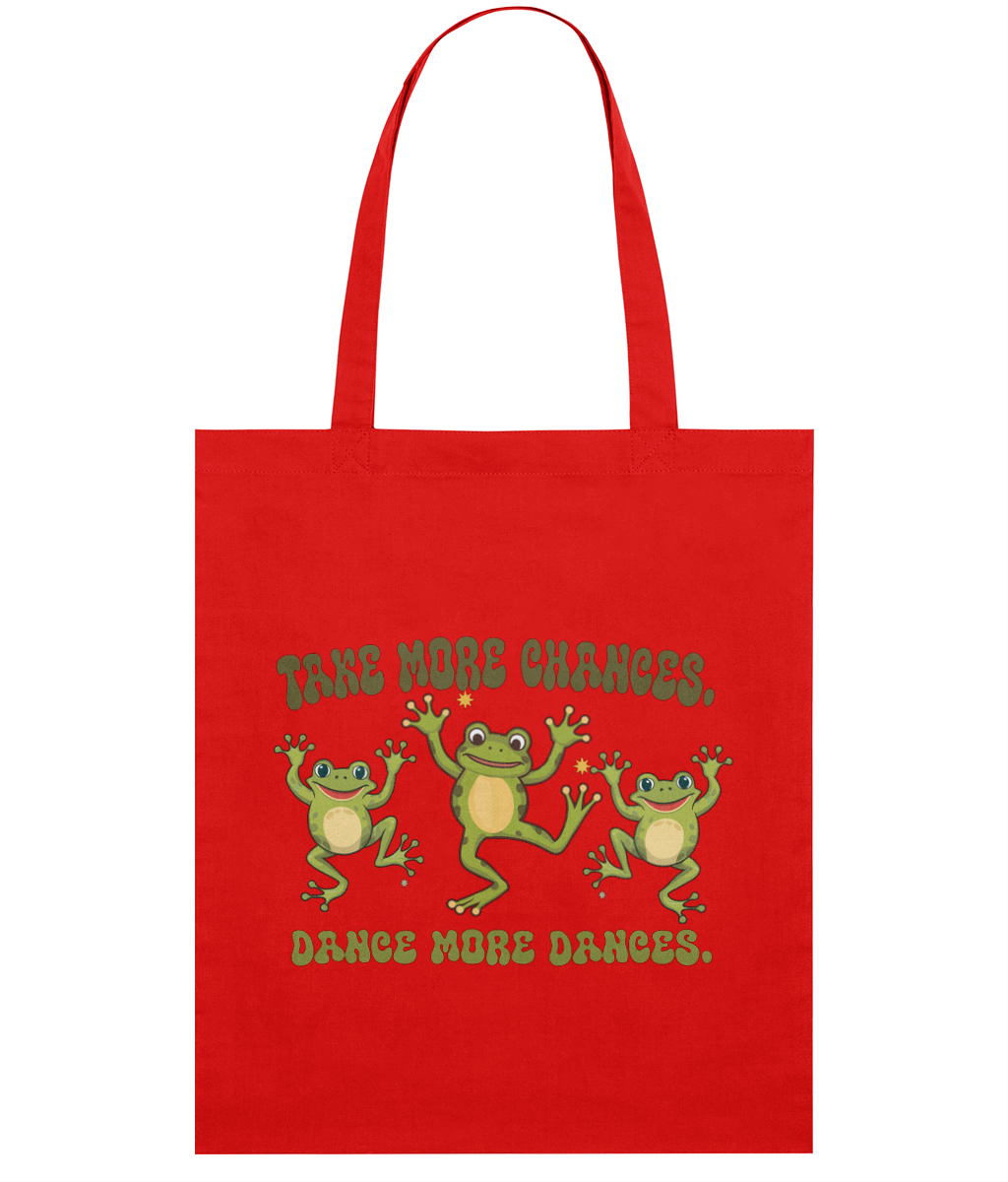 Sacoșă din bumbac „Dance more dances. Take more chances” - imagine 4