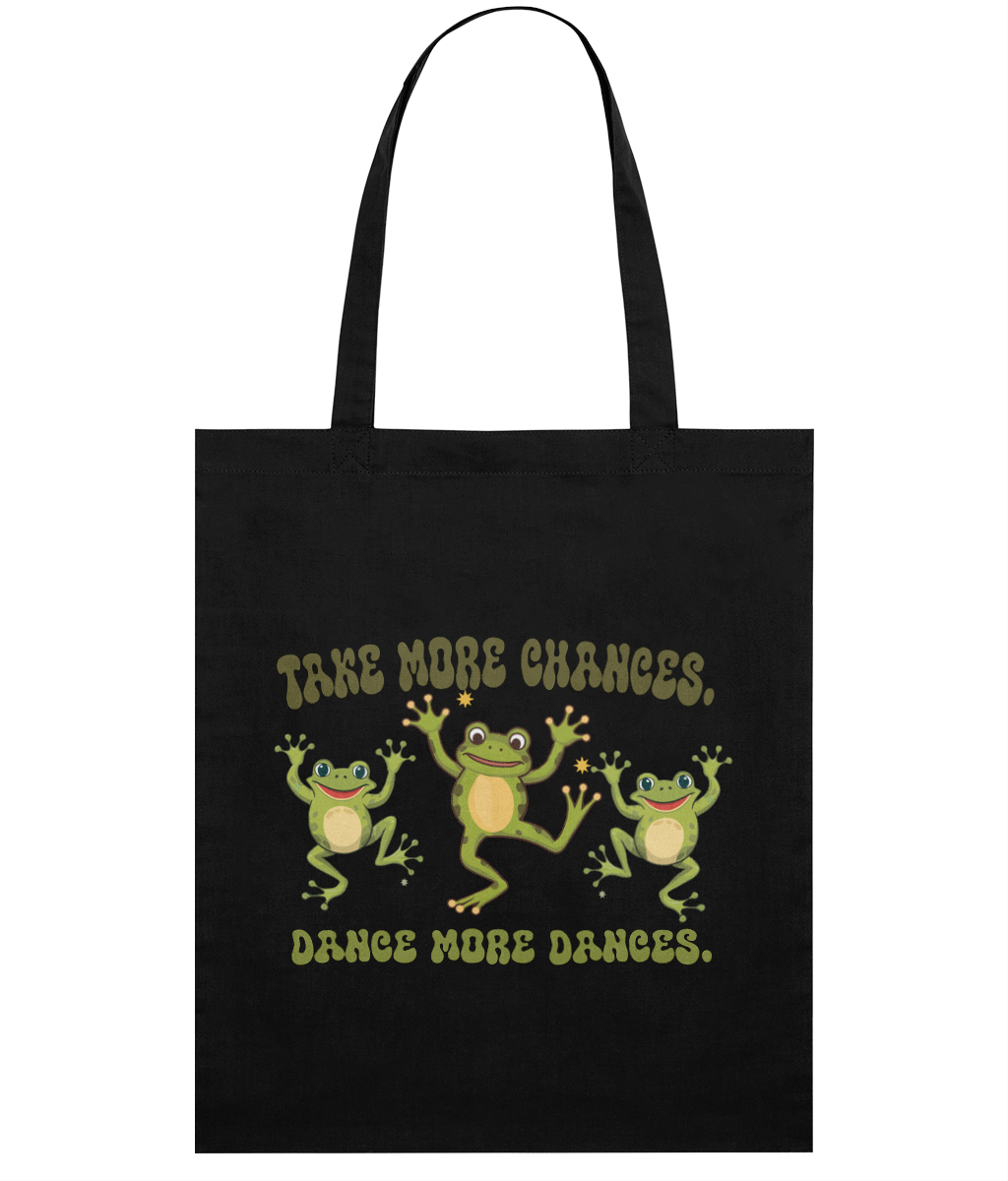 Sacoșă din bumbac „Dance more dances. Take more chances” - imagine 9