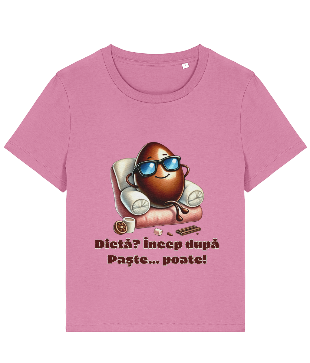 Tricou damă „Dietă? Încep după Paște... poate!” - imagine 6