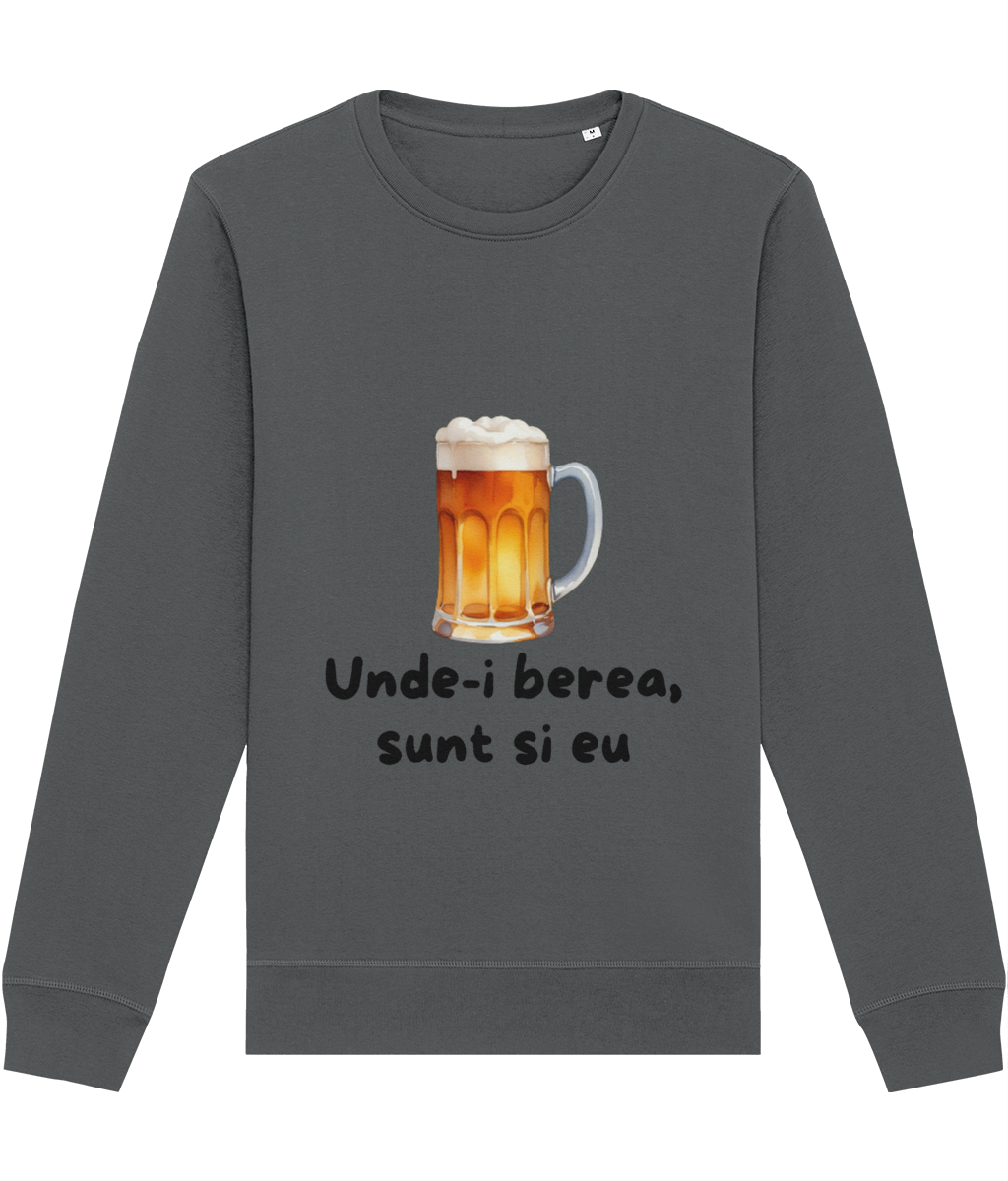 Bluză unisex „Unde-i berea sunt și eu” - imagine 7