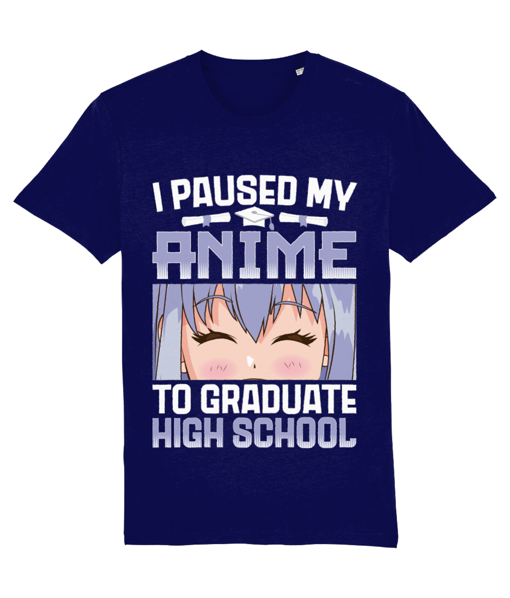 Tricou „I paused my anime to graduate high school” - imagine 6