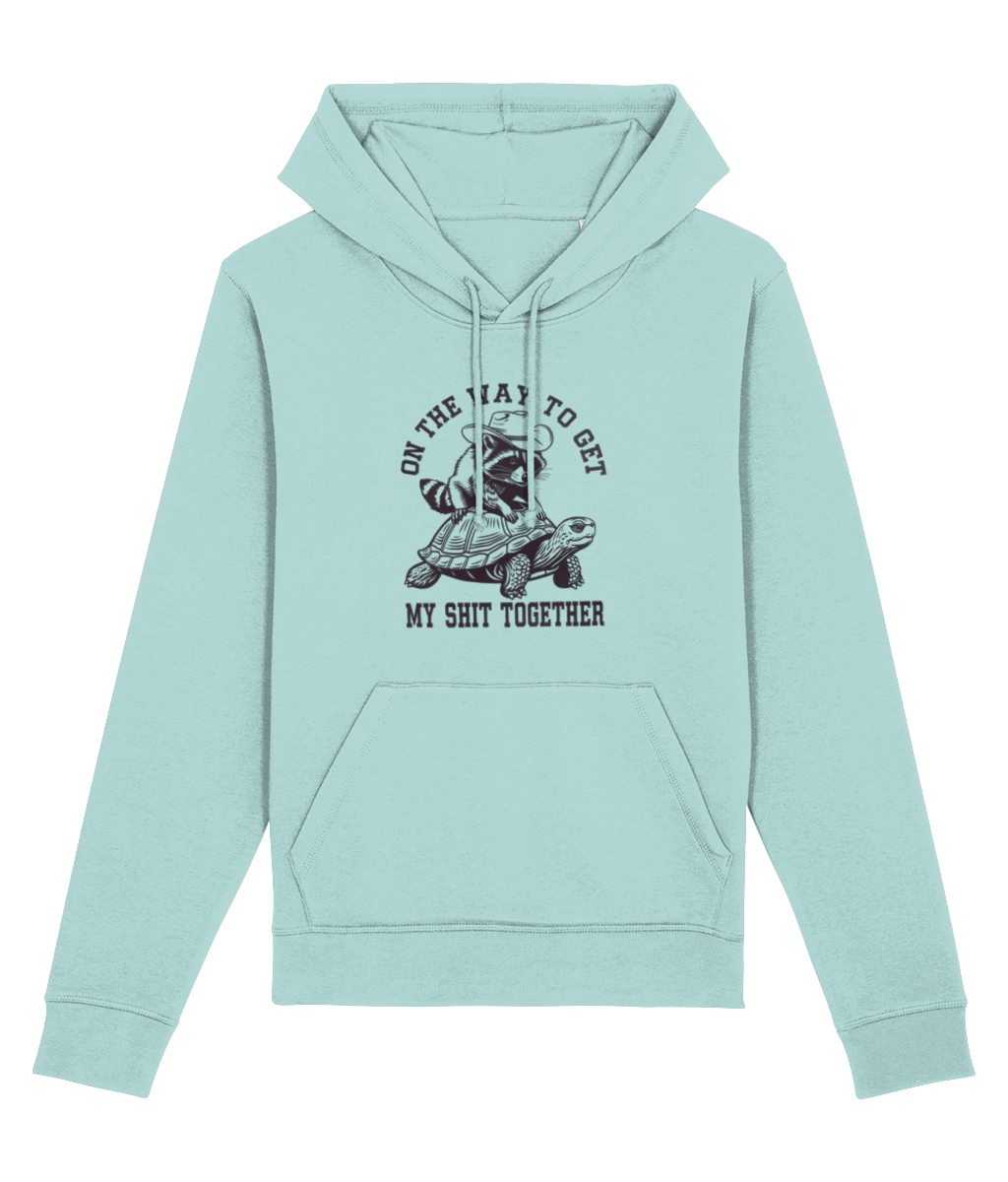 Hanorac unisex „On the way to get my shit together” - imagine 7