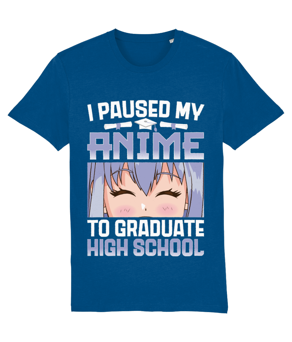 Tricou „I paused my anime to graduate high school” - imagine 2