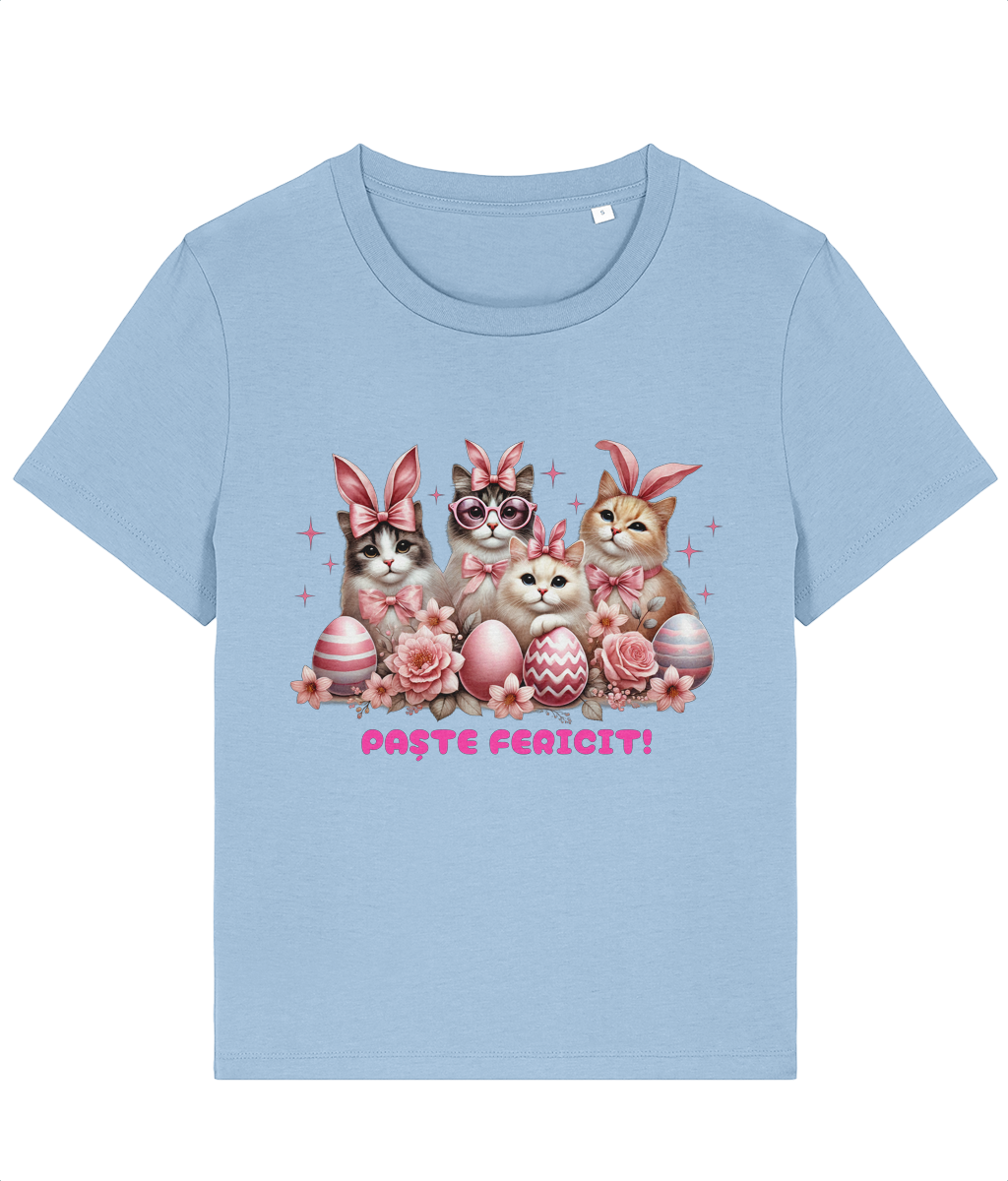 Tricou damă „Paște fericit de la pisici” - imagine 8