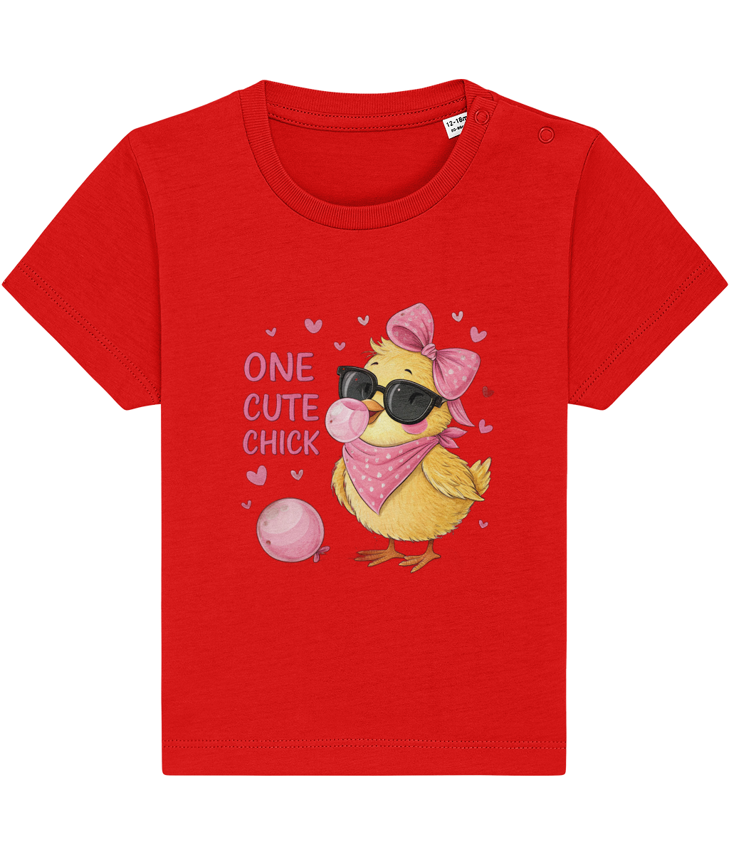 Tricou bebeluși „One cute chick” - imagine 3