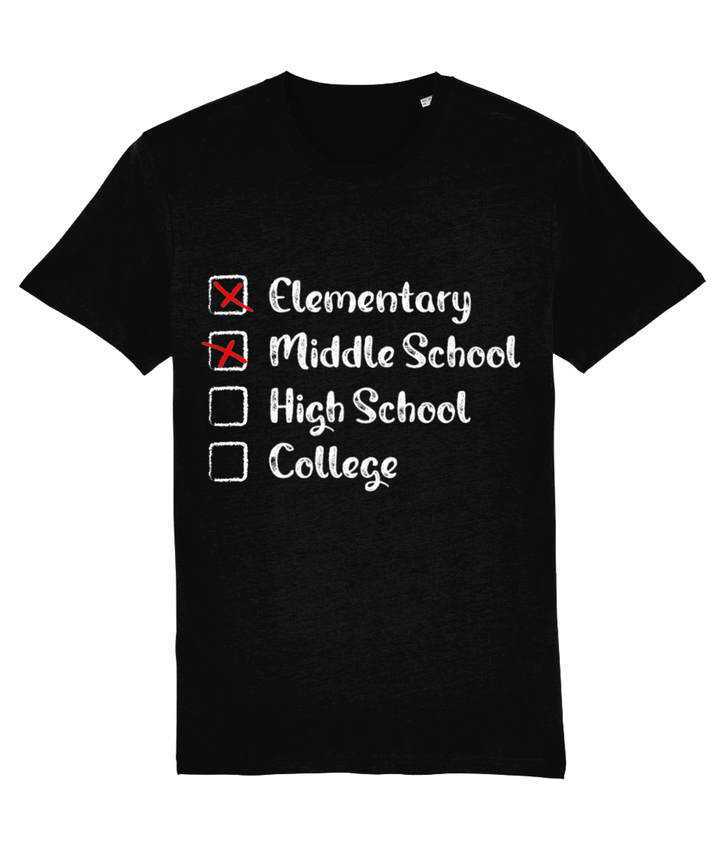 Tricou personalizat cadou amuzant pentru absolventii clasei a 8 a de gimnaziu fete baieti