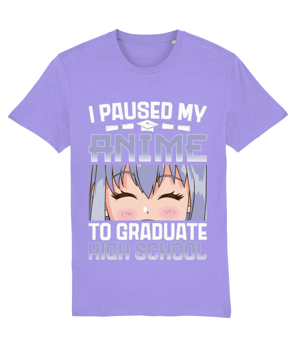 Tricou „I paused my anime to graduate high school” - imagine 4
