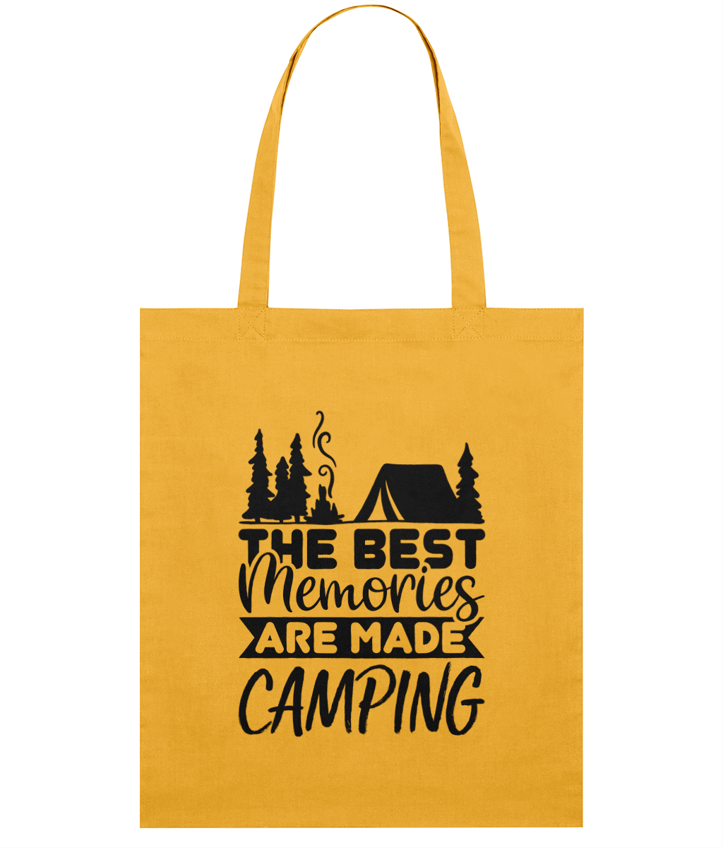 Sacoșă din bumbac „Best memories are made camping” - imagine 3