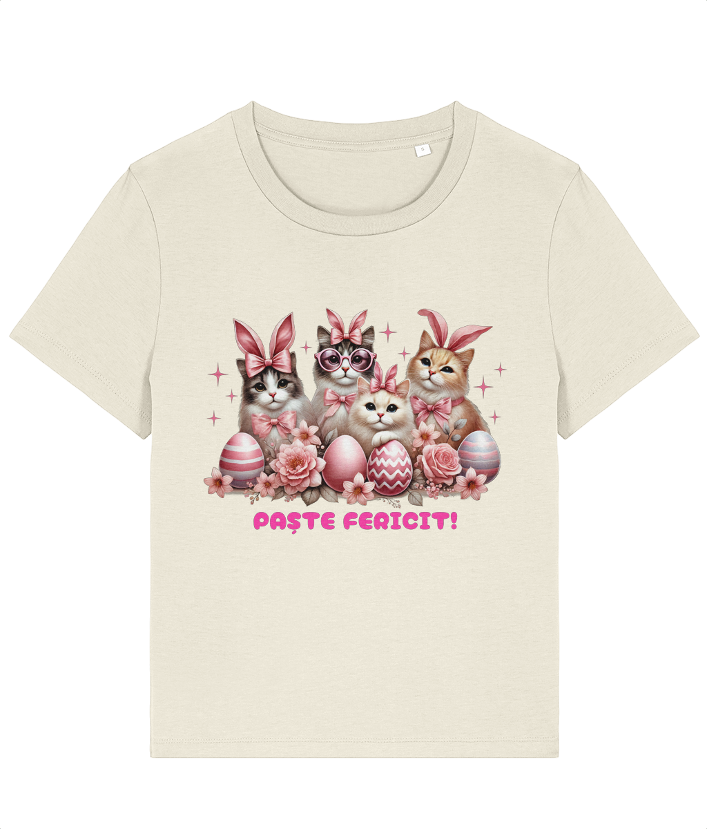 Tricou damă „Paște fericit de la pisici” - imagine 5