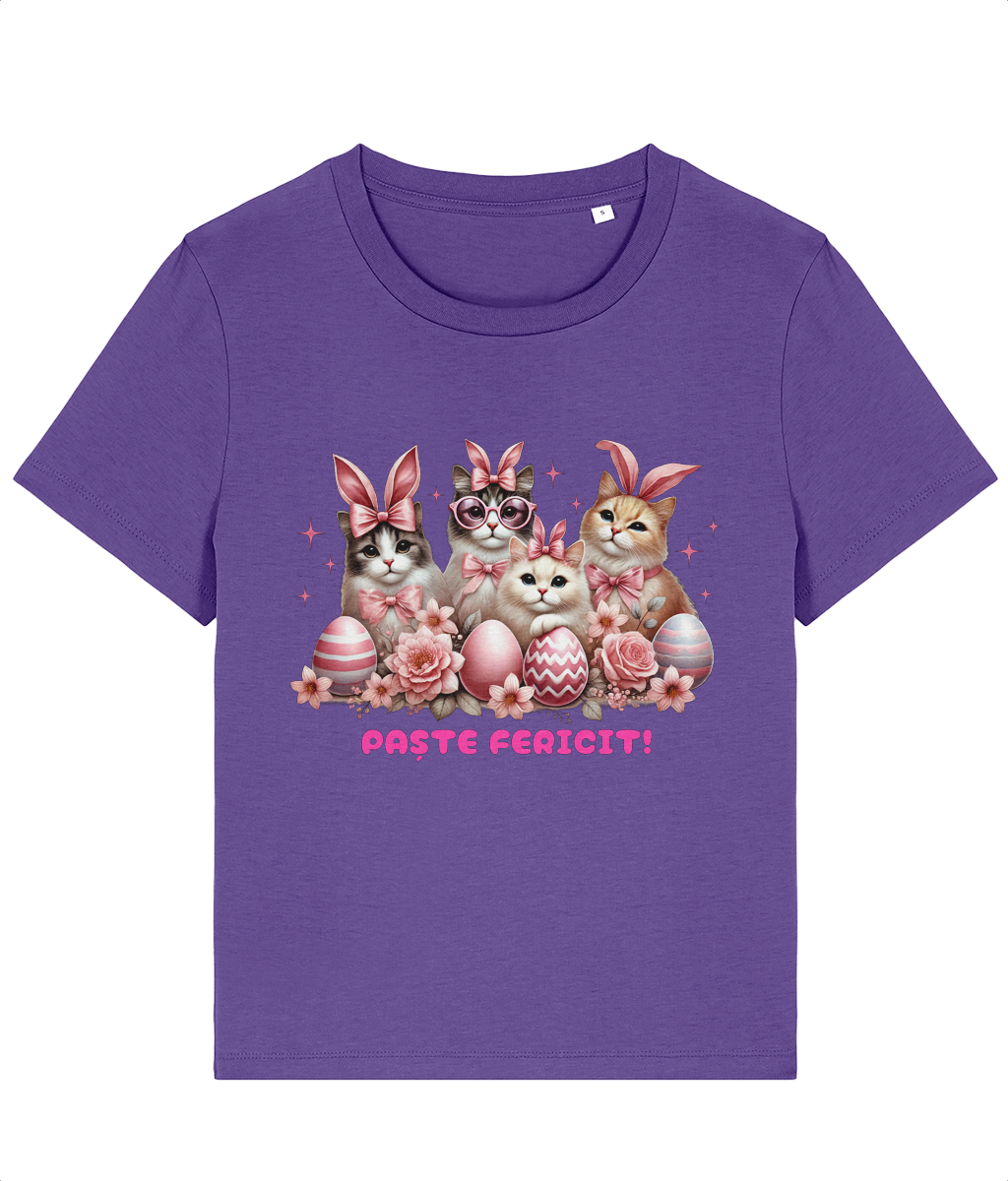 Tricou damă „Paște fericit de la pisici” - imagine 4