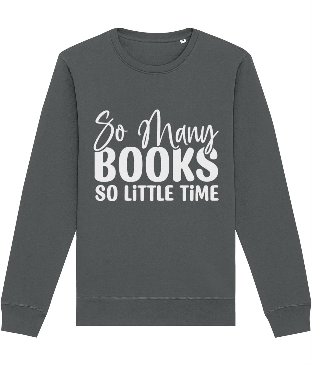 Bluză unisex „So many books, so little time” - imagine 8