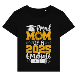 Tricou damă „Proud mom of a 2025 graduate”