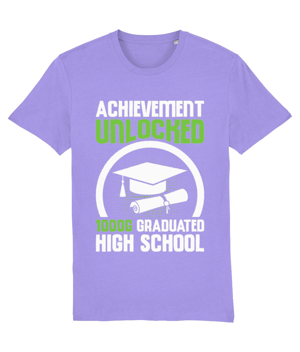 Tricou „Achievement unlocked graduated high school” - imagine 4
