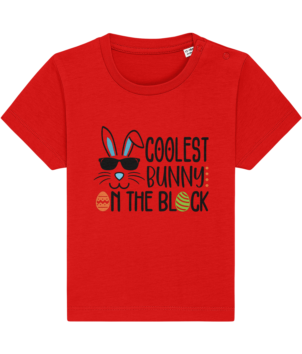 Tricou bebeluși „Coolest bunny in the block” - imagine 3