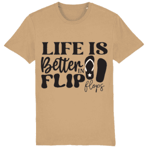 Tricou bărbați „Life is better in flip flops”