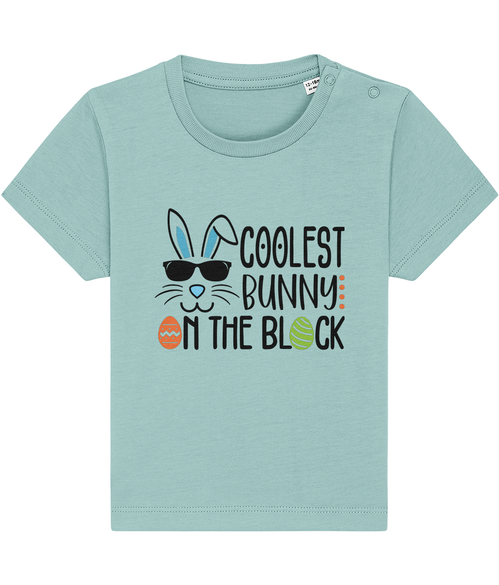 Tricou bebeluși „Coolest bunny in the block” - imagine 6