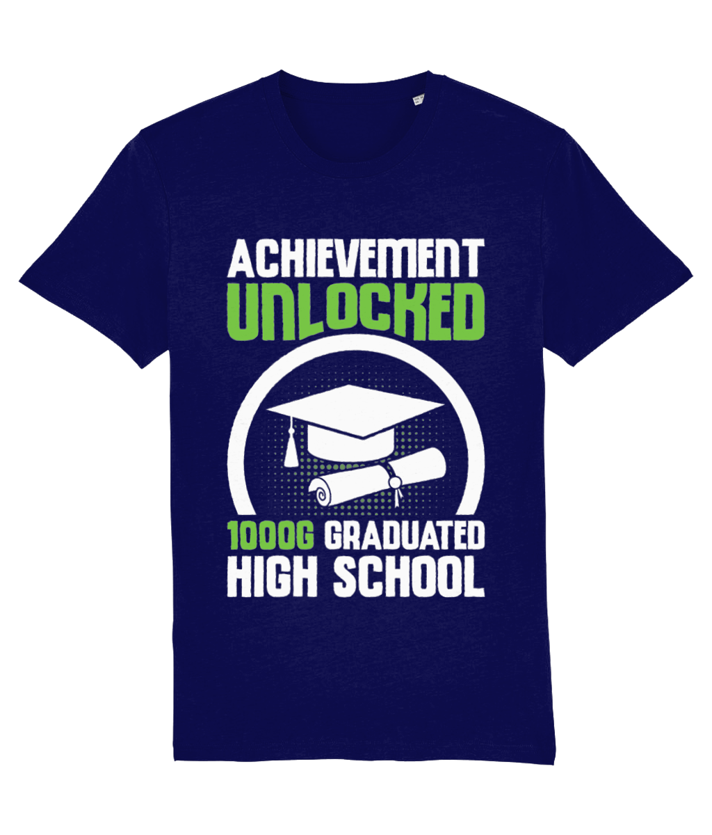 Tricou „Achievement unlocked graduated high school” - imagine 6